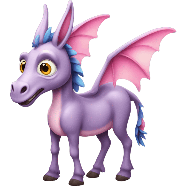 pink donkey dragon  emoji