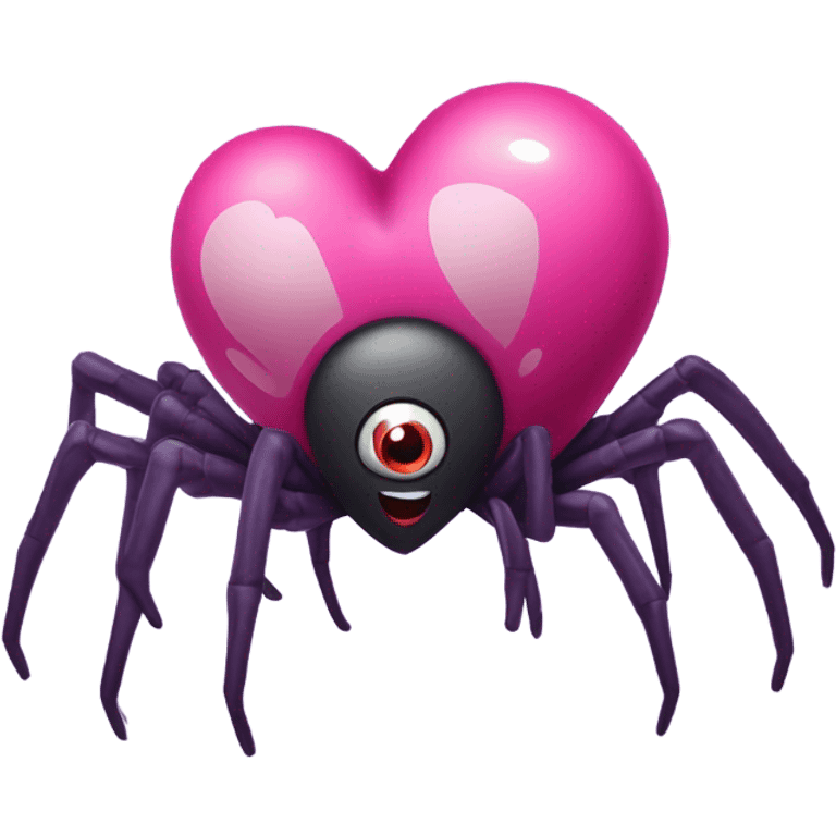 spider with heart eyes  emoji