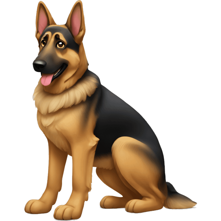 German shepherd  emoji