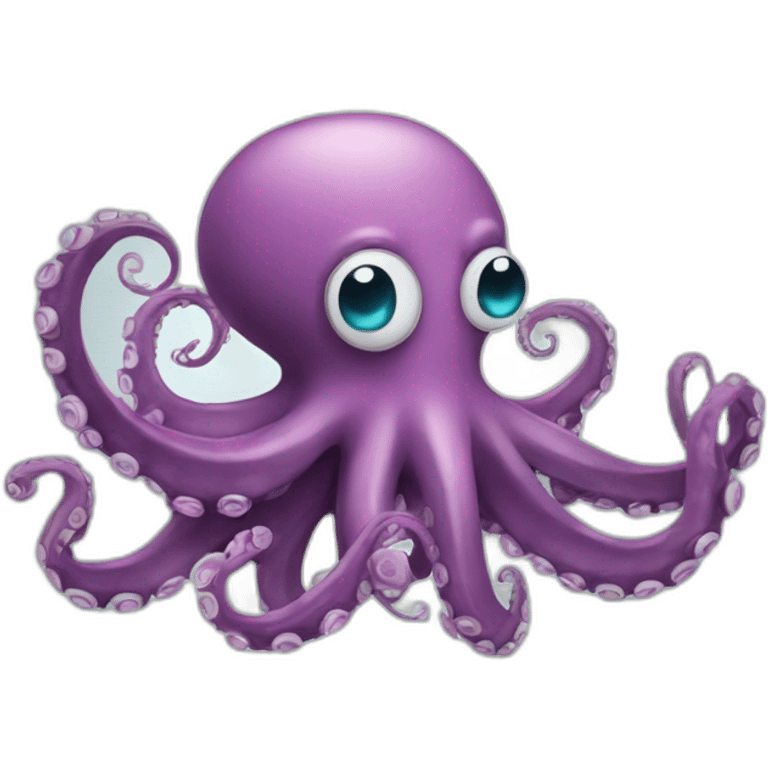 a busy octopus emoji