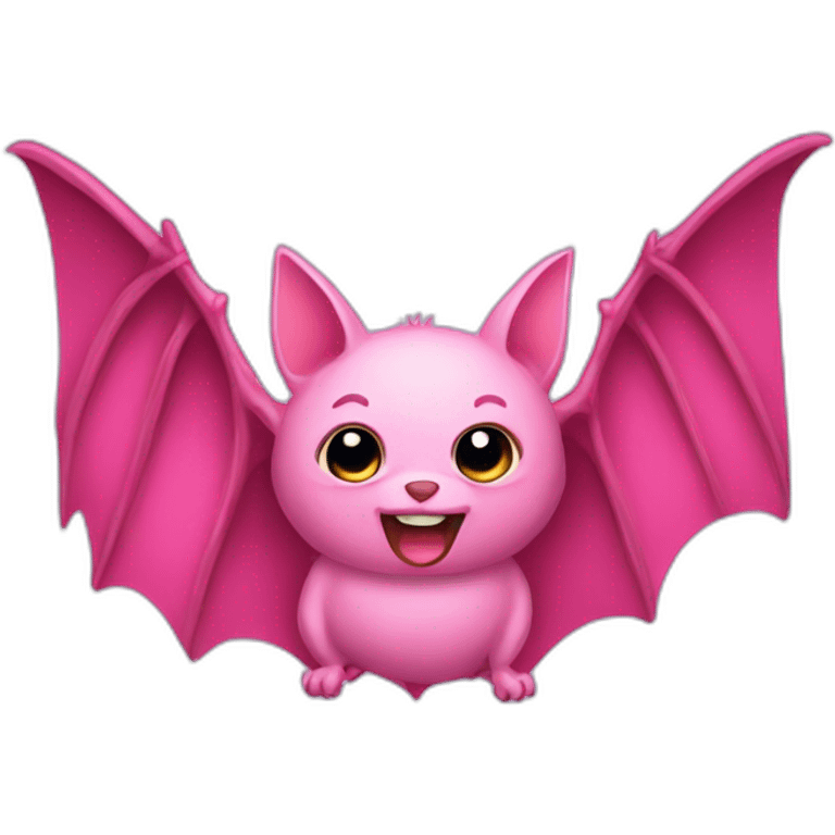 Pink bat emoji