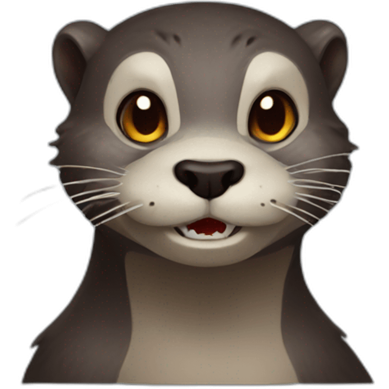 demonic otter emoji