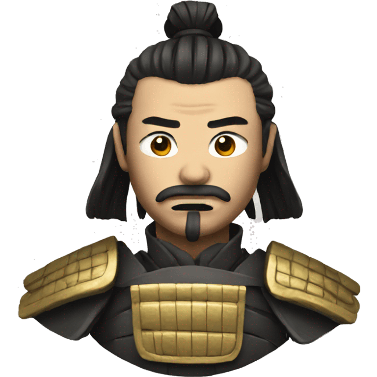 Samurai with muzzle emoji