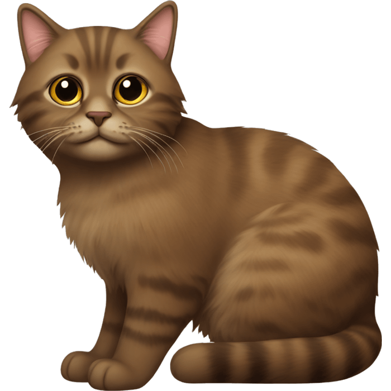 brown-furry-scottish-cat emoji