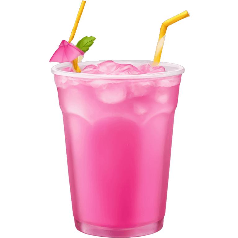 pink drink emoji