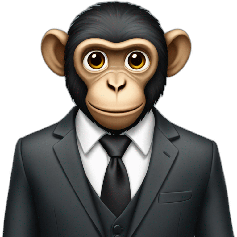 monkey in suit emoji