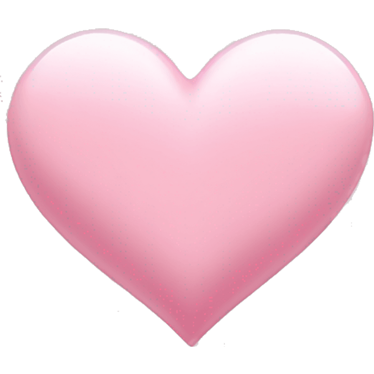 light pink love heart  emoji