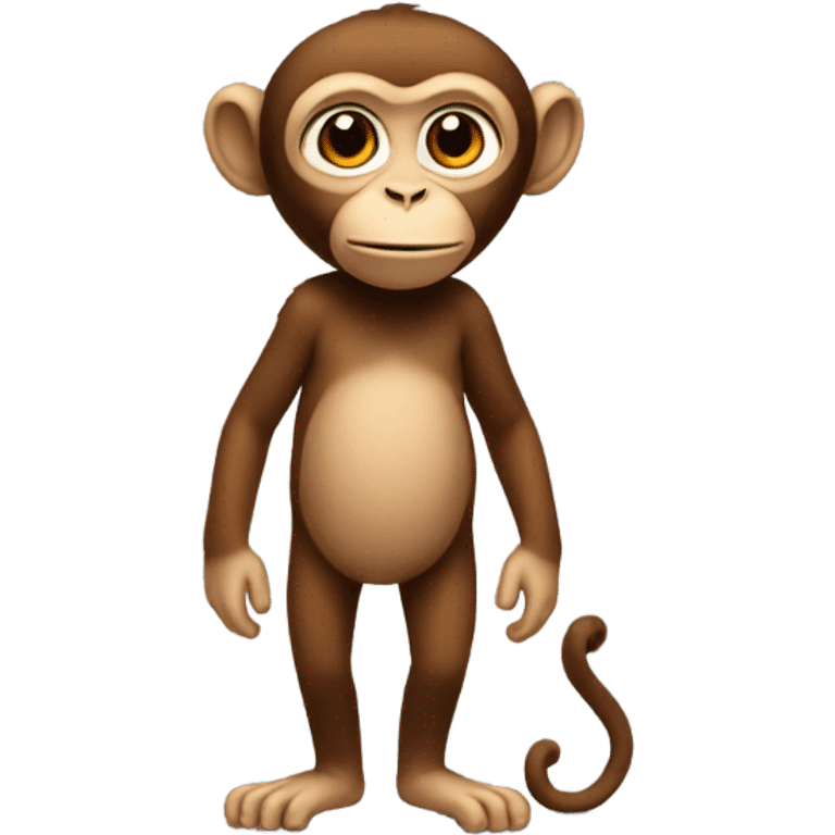 monkey with no arms or legs  emoji