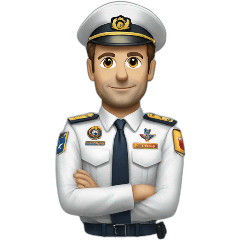 Emanuel macron pilote emoji