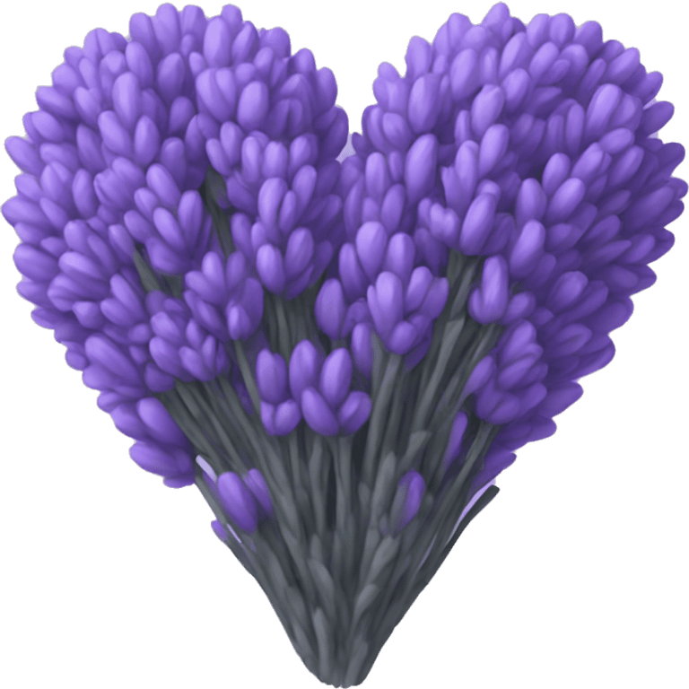 Lavender heart emoji