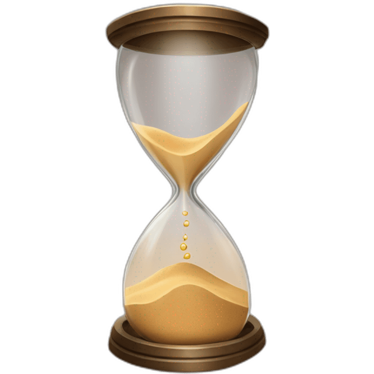 hourglass with flowing sand emoji