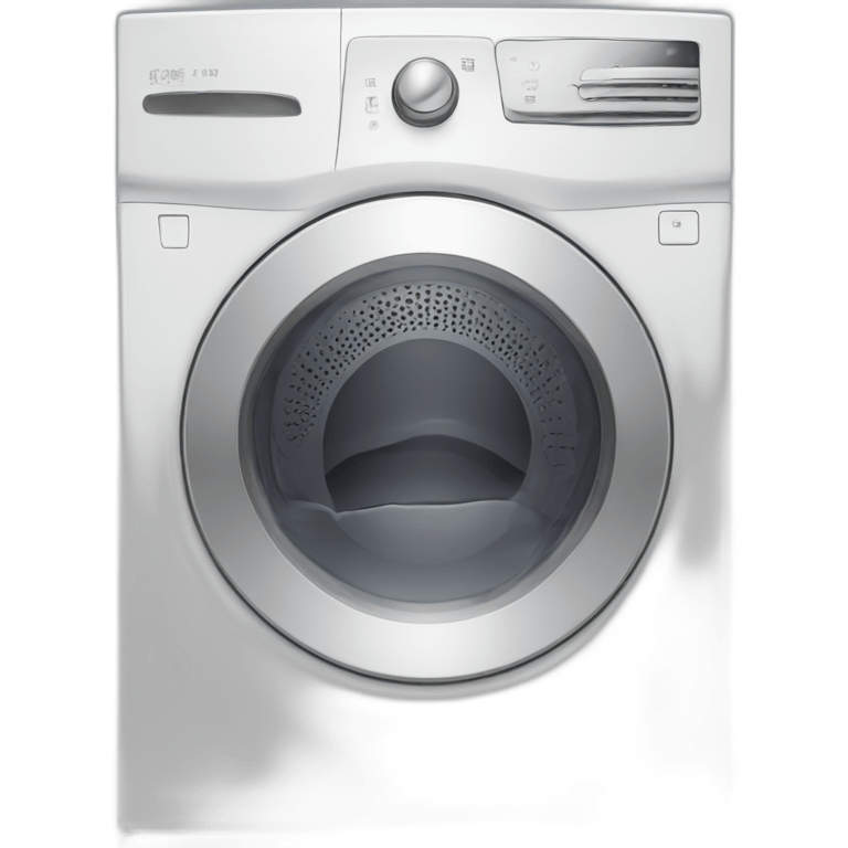 Dryer with clothes at upper emoji