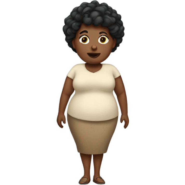 Fat Black Woman emoji