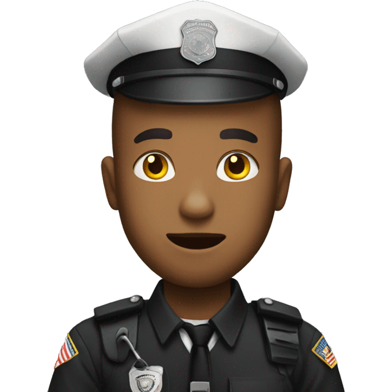 An American getting arrested  emoji