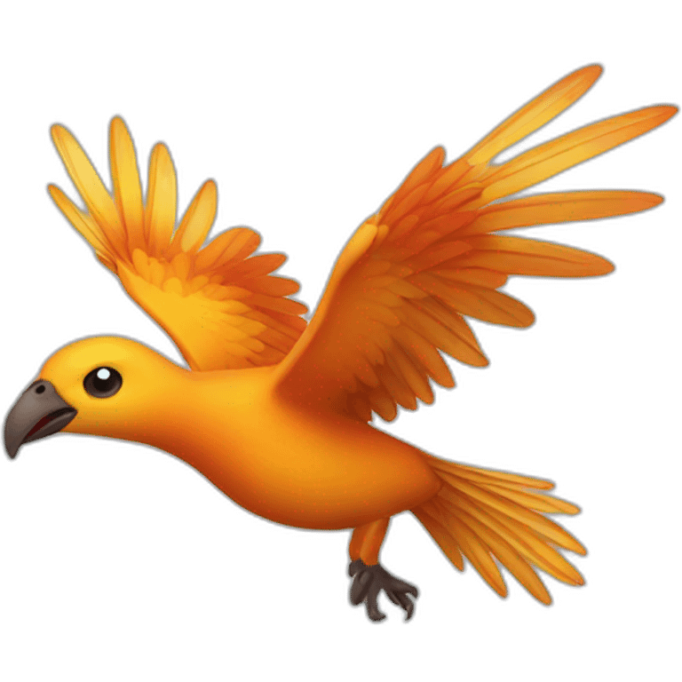 Fenix bird flying emoji