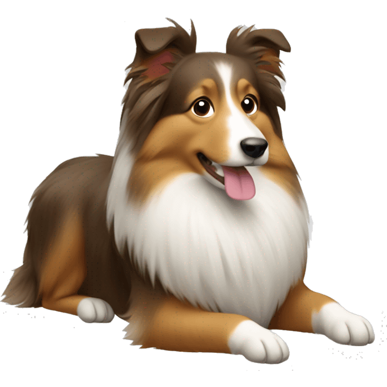 Shetland sheepdog emoji