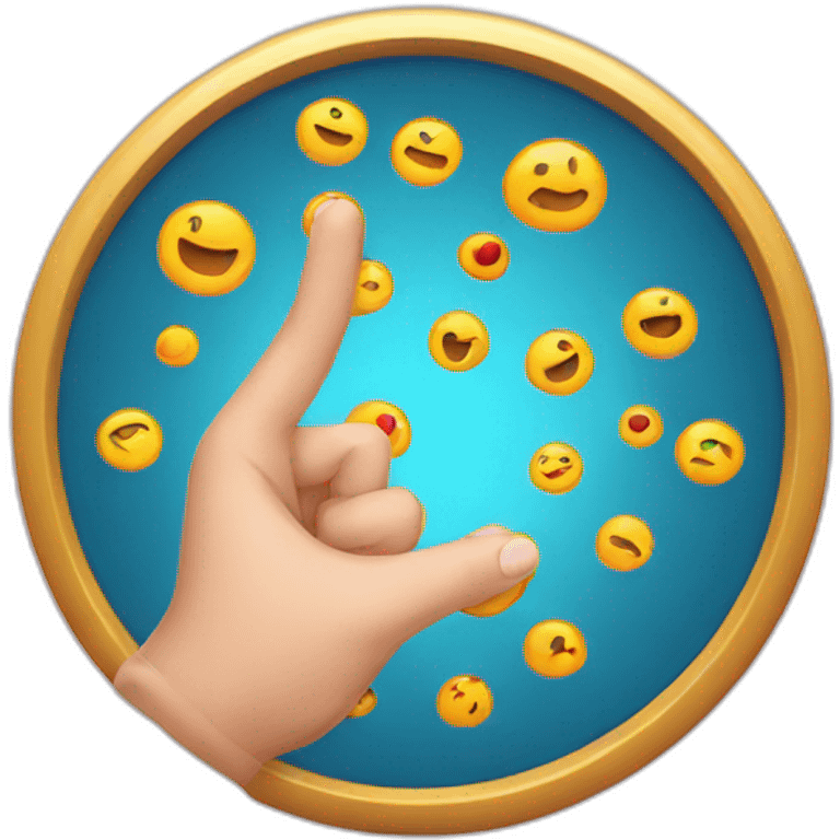 finger circle game emoji