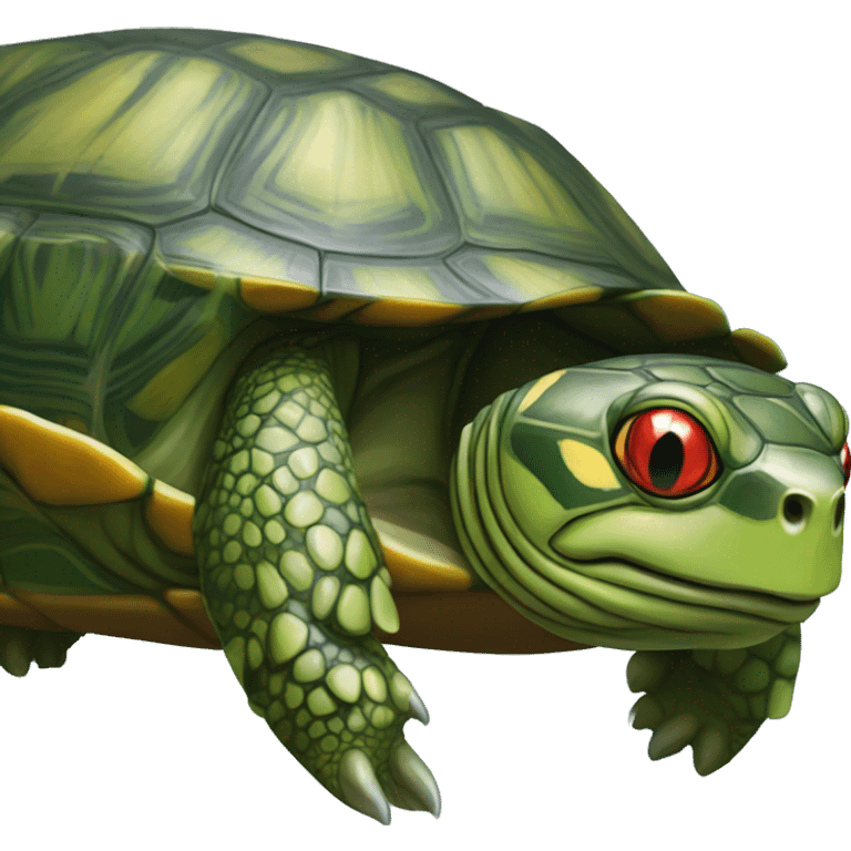 Red-Eared Slider turtle terrapin emoji