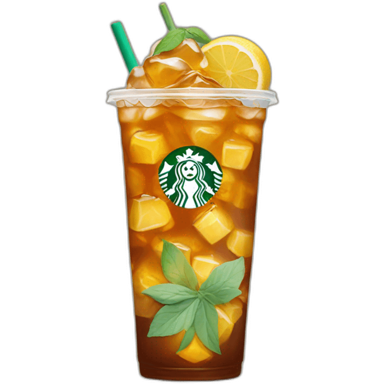 starbucks iced tea emoji