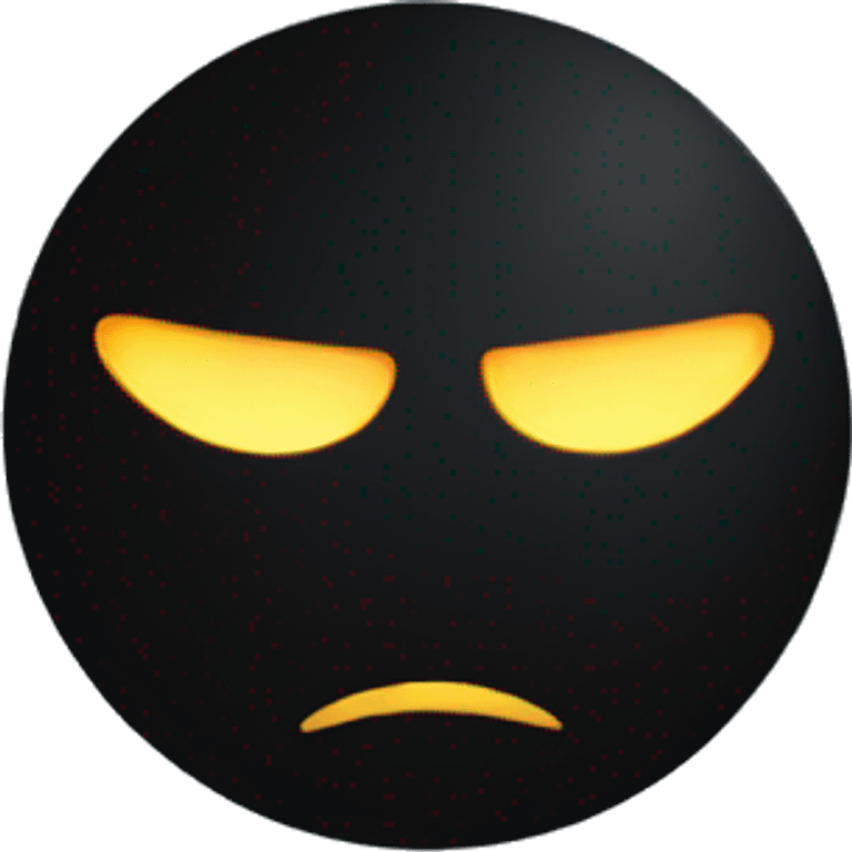 total solar eclipse emoji