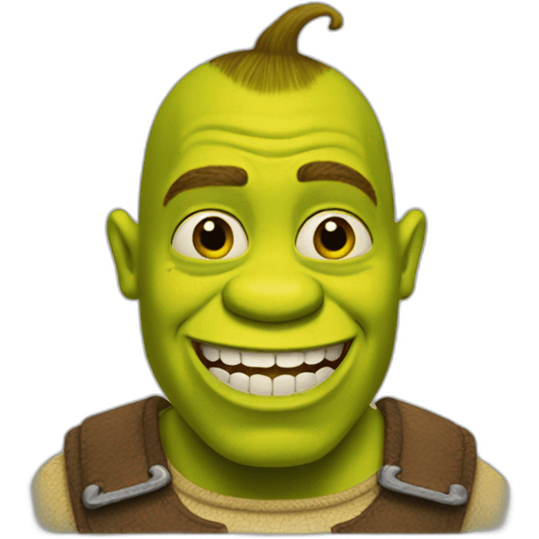 Yellow shrek emoji