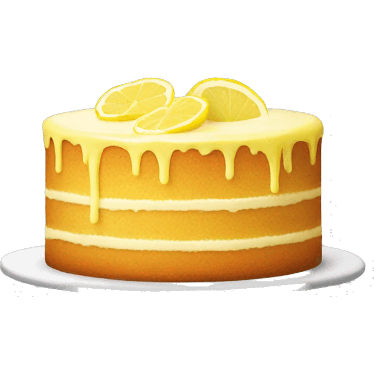 Lemon cake emoji