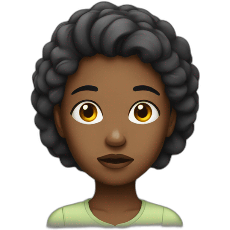 tired-black-girl emoji