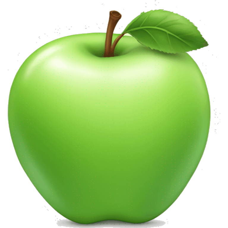 Light Green Apple. emoji