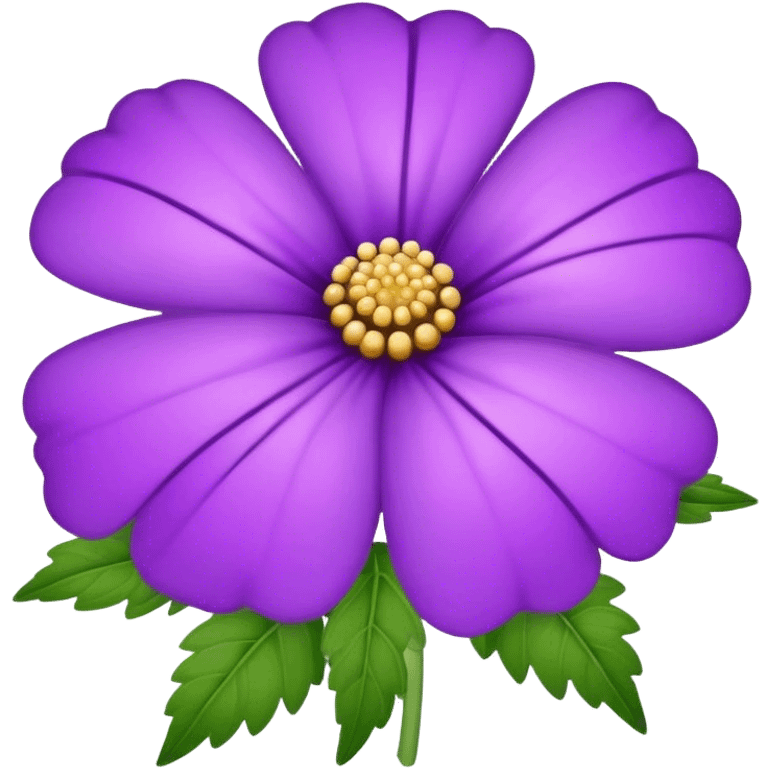 big verbena flower, single emoji