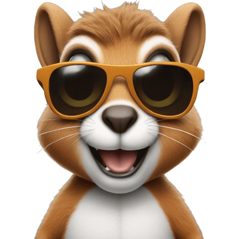 squirrel in sunglasses emoji