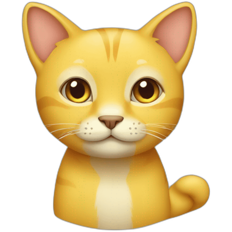 yeLLOW CAT emoji