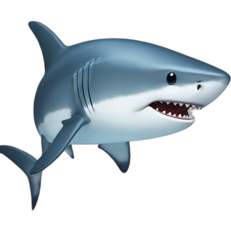 Requin qui tweet emoji