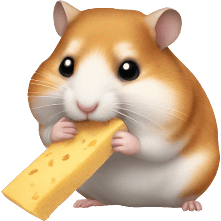 Hamster eating emoji