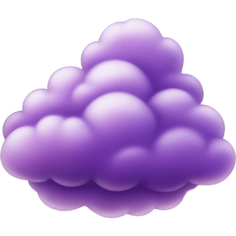 Purple cloud emoji