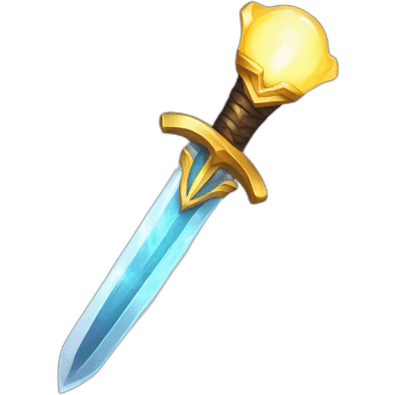 lighting glass sword emoji