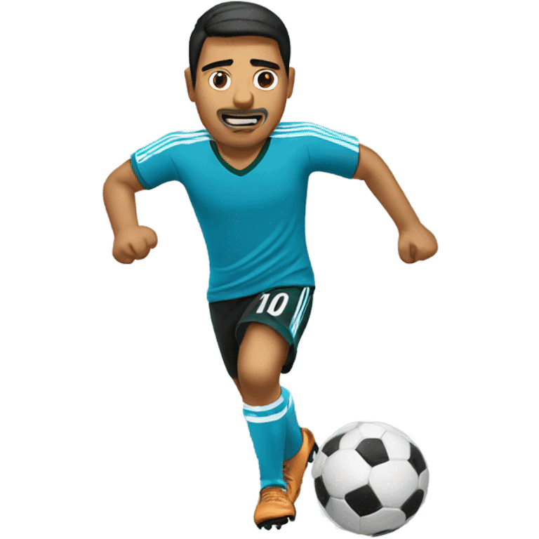 mexican guy playing soccer emoji