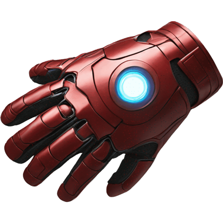 iron man glove pointed like a plane emoji