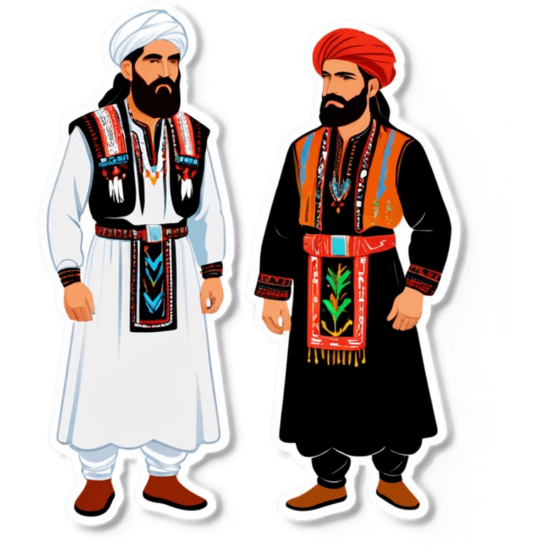 the Scythians whit balochi clothing  emoji