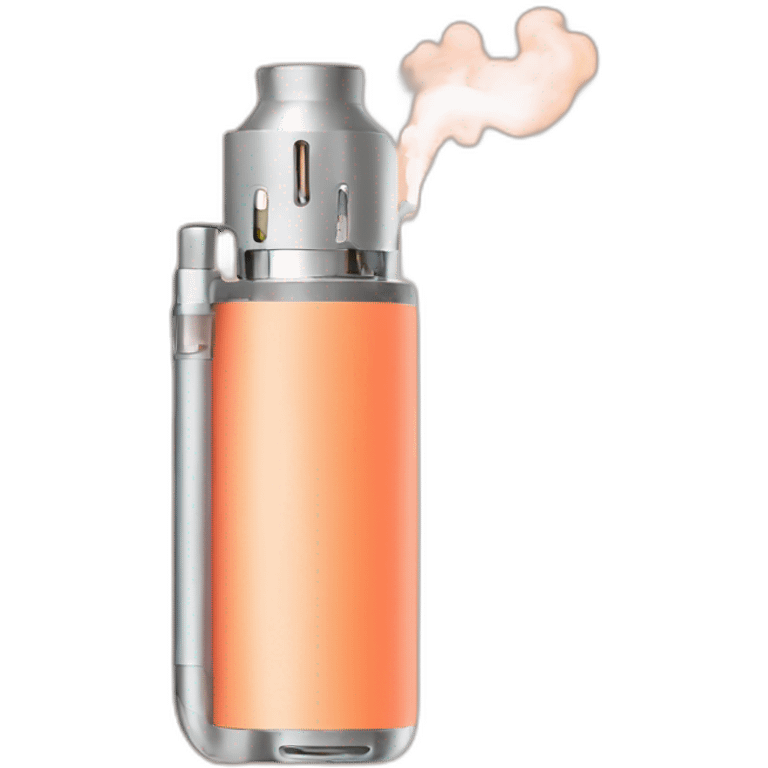 Vape in peach  emoji