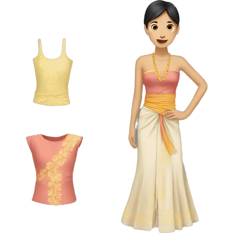 cambodian dress emoji