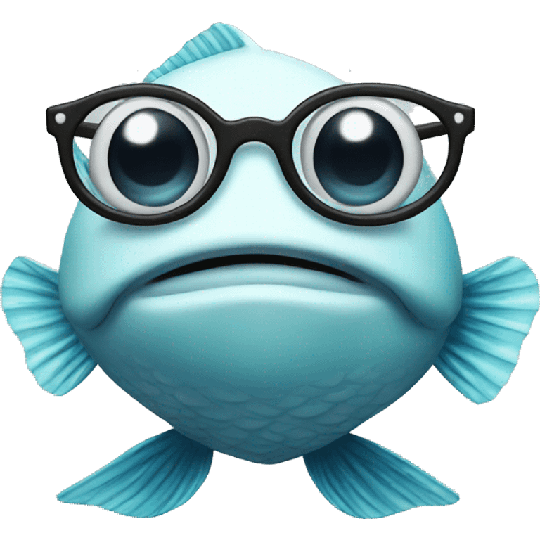 fish with glasses emoji