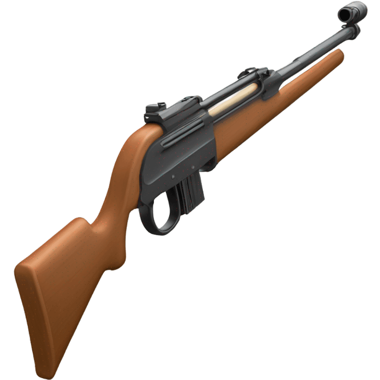 Cool peanut shooting rifle emoji