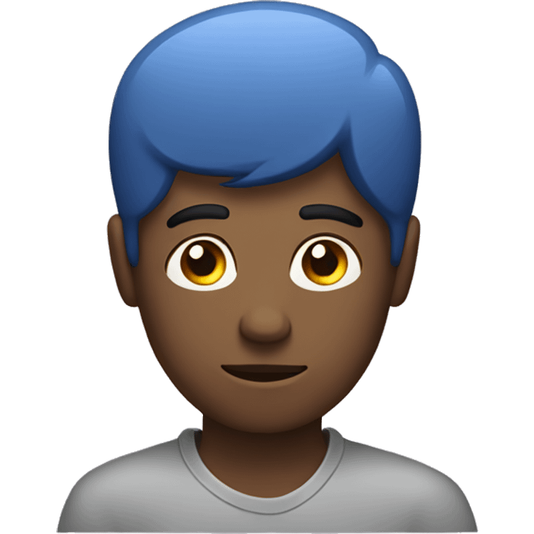 male with thought bubble emoji