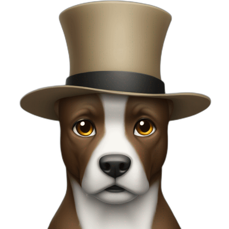 Boer with a top hat emoji