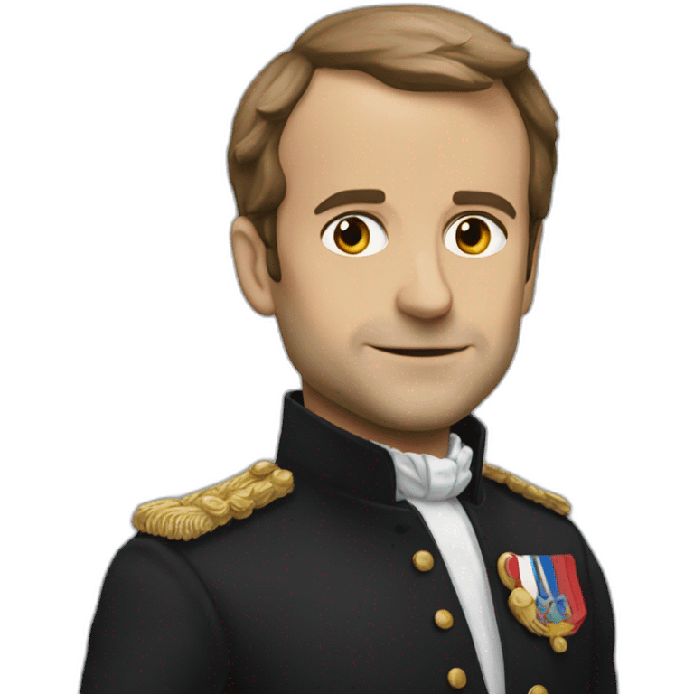 Macron chauve emoji