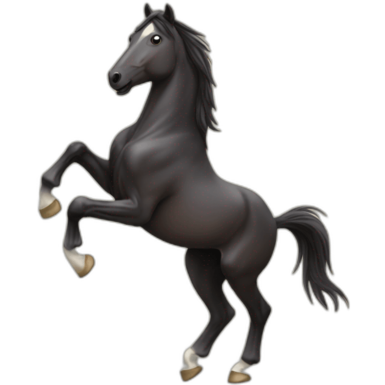 A horse dancing emoji