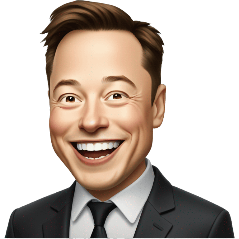 Elon musk laughing emoji