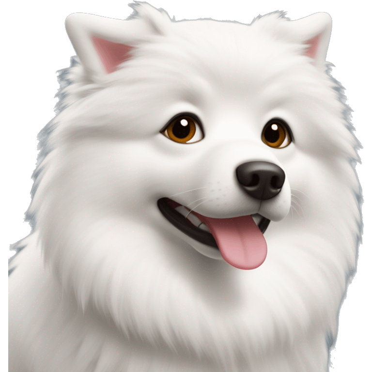 American Eskimo dog ￼ emoji