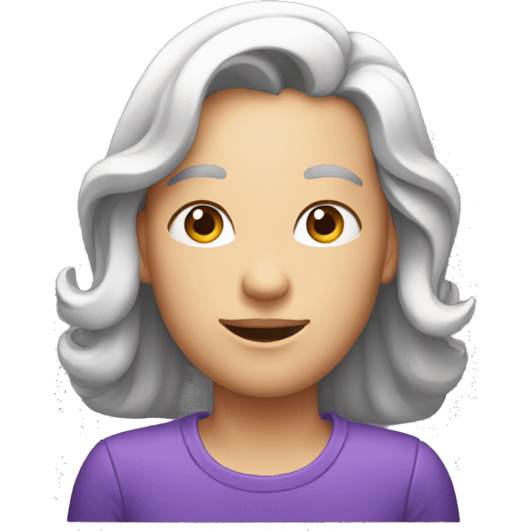 purple mac screen emoji