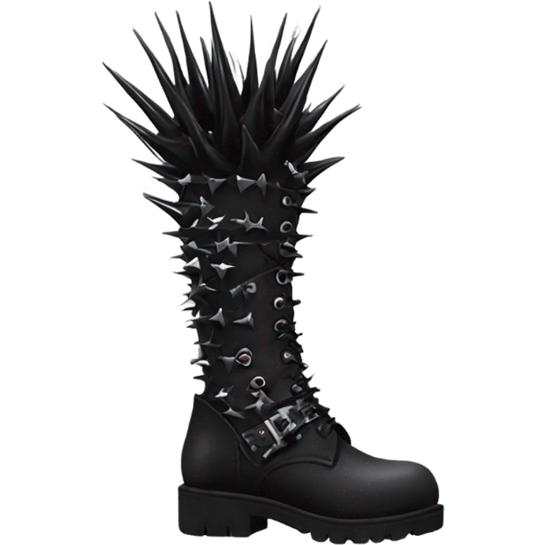 Spiky goth boots emoji